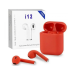 Безпровідні навушники TWS inPods i12 5.0 Red, червоний
