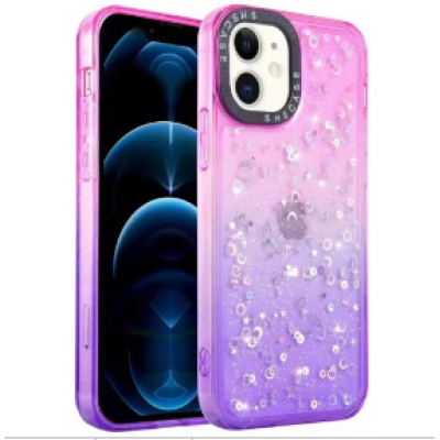 Накладка Shiny-S Xiaomi Redmi 9C/10A  Розовая/Фиолетовая