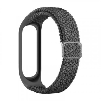 Ремешок Plaited Mi Band 5/6 Серый