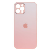 Чохол накладка Glass Logo Matte Gradient iPhone 12 Pro Персикова (M) Чохол накладка Glass Logo Matte Gradient iPhone 12 Pro Персикова (M)