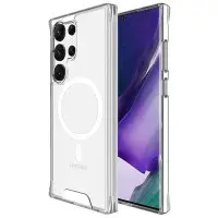 Чехол накладка Space MagSafe Samsung S918 (S23 Ultra) Прозрачная