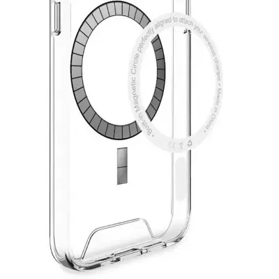 Чехол накладка Space MagSafe Samsung S918 (S23 Ultra) Прозрачная Чехол накладка Space MagSafe Samsung S918 (S23 Ultra) Прозрачная