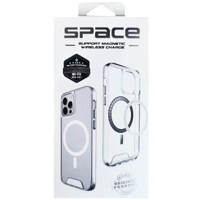 Накладка Space MagSafe Samsung S918 (S23 Ultra) Прозрачная