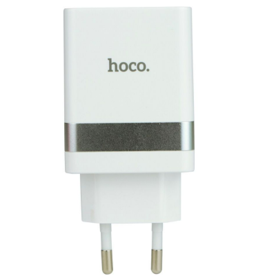 Мережевий зарядний пристрій Hoco N21 Pro 1PD+2USB 30W Type-C to Lightning White, Білий