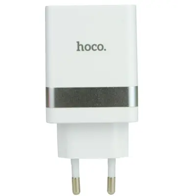 Сетевое зарядное устройство Hoco N21 Pro 1PD+2USB 30W + Кабель Type-C to Lightning White, Белый