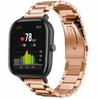 Ремінець Amazfit Bip Металевий Рожевий