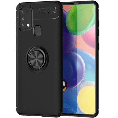 Чехол накладка Color Ring Samsung M315 (M31) Черная