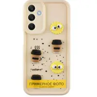 Чехол Накладка Pretty Things Xiaomi Redmi 14C/Poco C75 Песочная/ Always Happy