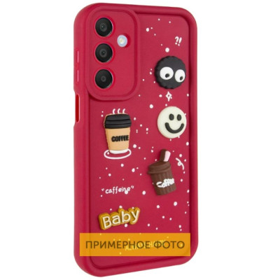 Чохол накладка Pretty Things Xiaomi Redmi Note 13 4G Червона/ Always Happy