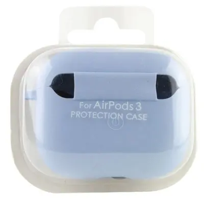 Чохол для навушників AirPods 4 Microfiber Блакитний/Lilac blue
