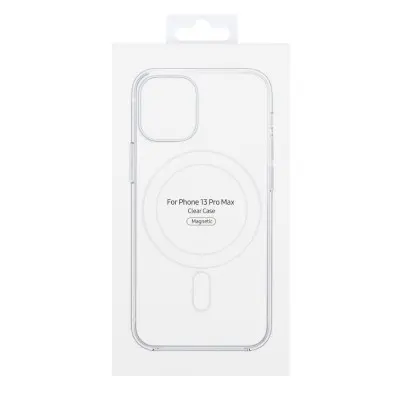 Чехол накладка Clear MagSafe iPhone 13 Pro Max Прозрачная