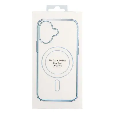 Чехол накладка Clear MagSafe iPhone 16 Прозрачная