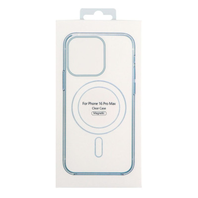 Чохол накладка Clear MagSafe iPhone 16 Pro Max Прозора