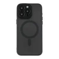 Чехол накладка Magnetic Matte Camera lens MagSafe iPhone 13 Черная
