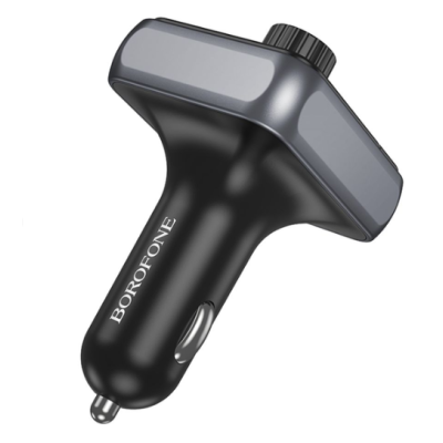 FM модулятор Borofone BC43 BC50 PD20W+QC3.0 18W BT 5.4 Black, Чёрный