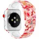 Ремінець Apple Watch 42мм Принт Силікон Рожеві Квіти Ремінець Apple Watch 42мм Принт Силікон Рожеві Квіти