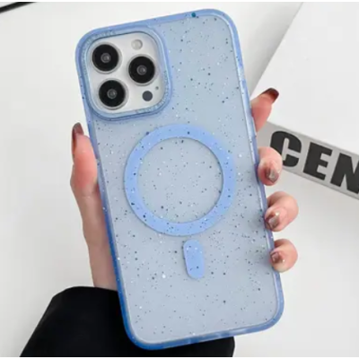 Чехол накладка GROSH MagSafe iPhone 11 Голубая