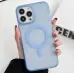 Чехол накладка GROSH MagSafe iPhone 11 Голубая