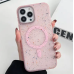 Чехол накладка GROSH MagSafe iPhone 11 Розовая
