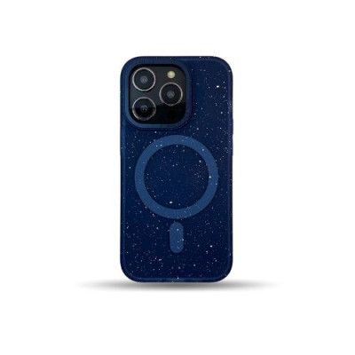 Чехол накладка GROSH MagSafe iPhone 12/12 Pro Темно-Синяя