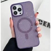Чехол накладка GROSH MagSafe iPhone 12/12 Pro Фиолетовая