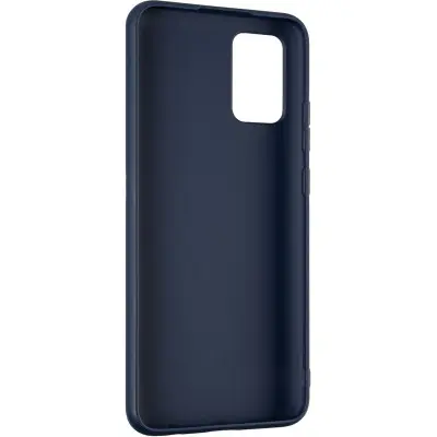 Чехол накладка Leather Samsung A315 (A31) Темно-синяя