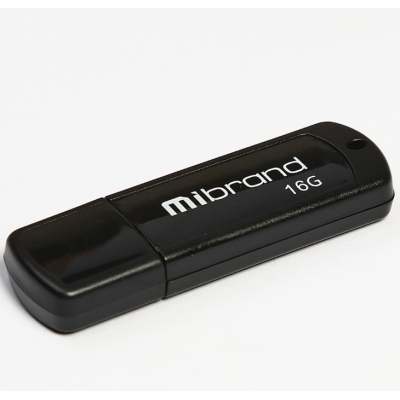 USB 16Gb Mibrand Grizzly USB 2.0  Black, Черный