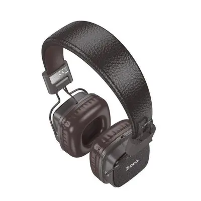 Беспроводные наушники Bluetooth Hoco W56 Black, Коричневые Беспроводные наушники Bluetooth Hoco W56 Black, Коричневые