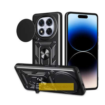 Чохол накладка Camshield Army Ring Xiaomi Redmi Note 14 Pro 5G  Чорна
