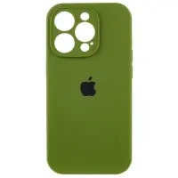 Чехол накладка HC iPhone 14 Зеленая Dark Olive Full