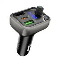 FM Трансмітер Borofone BC38 2USB PD20W QC3.0 Black, Чорний FM Трансмітер Borofone BC38 2USB PD20W QC3.0 Black, Чорний