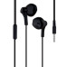 Провідні навушники-вкладиші XO EP39 Black, чорний