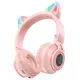 Беспроводные наушники Borofone BO18 Cat Pink, Розовые