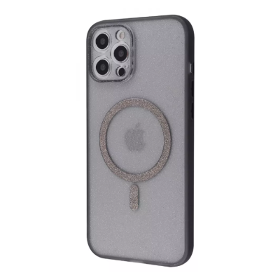 Чехол накладка WAVE Brilliant MagSafe iPhone 12 Черная
