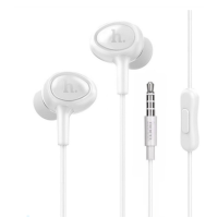 Проводные вакуумные наушники-гарнитура Hoco M3 Белые Проводные вакуумные наушники-гарнитура Hoco M3 Белые