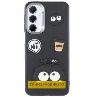 Чохол накладка Leather Toys Xiaomi Redmi 14C/ Poco C75 Monster Чорна