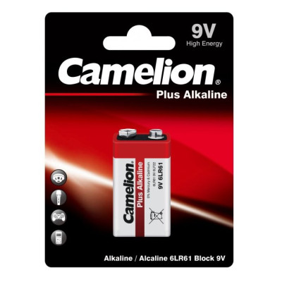 Батарейка Camelion Plus 6LR61 (Крона) 9V щелочная