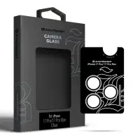Захисне скло на камеру ArmorStandart Black Icon  iPhone 17 Pro/17 Pro Max Clear