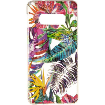 Чехол накладка Flowers Shine Samsung G970 (S10e) Тропики