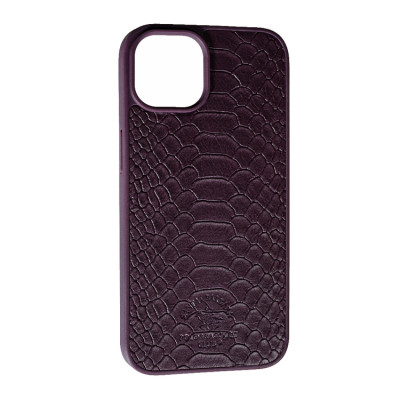Чехол накладка Santa Barbara Snake iPhone 15 Фиолетовая