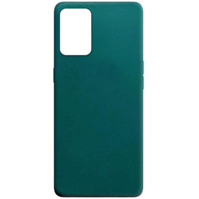Чехол накладка Candy OPPO A74 Зеленая/Forest Green