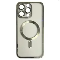 Чехол Накладка Metal Matte MagSafe iPhone 13 Pro Max Natural Titanium