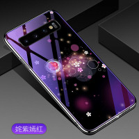 Чехол накладка Glass Fantasy Samsung G975 (S10+) Пузырьки и цветы Чехол накладка Glass Fantasy Samsung G975 (S10+) Пузырьки и цветы