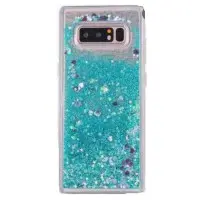 Накладка Liquid Серця Samsung N960 (Note 9) Бирюзовая