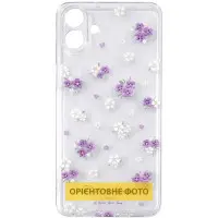 Чехол Накладка Clear Joy Samsung A36 A36 5G Цветы (Flowers Bloom)