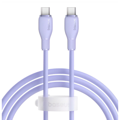 Кабель дата Baseus Pudding Type-C to Type-C 100w 1.2м Фиолетовый