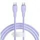 Кабель дата Baseus Pudding Type-C to Type-C 100w 1.2м Фиолетовый Кабель дата Baseus Pudding Type-C to Type-C 100w 1.2м Фиолетовый
