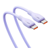 Кабель дата Baseus Pudding Type-C to Type-C 100w 1.2м Фиолетовый