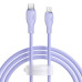 Кабель дата Baseus Pudding Type-C to Lightning 2.4A 1.2м Фіолетовий