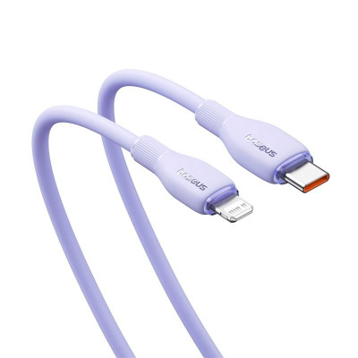 Кабель дата Baseus Pudding Type-C to Lightning 2.4A 1.2м Фіолетовий